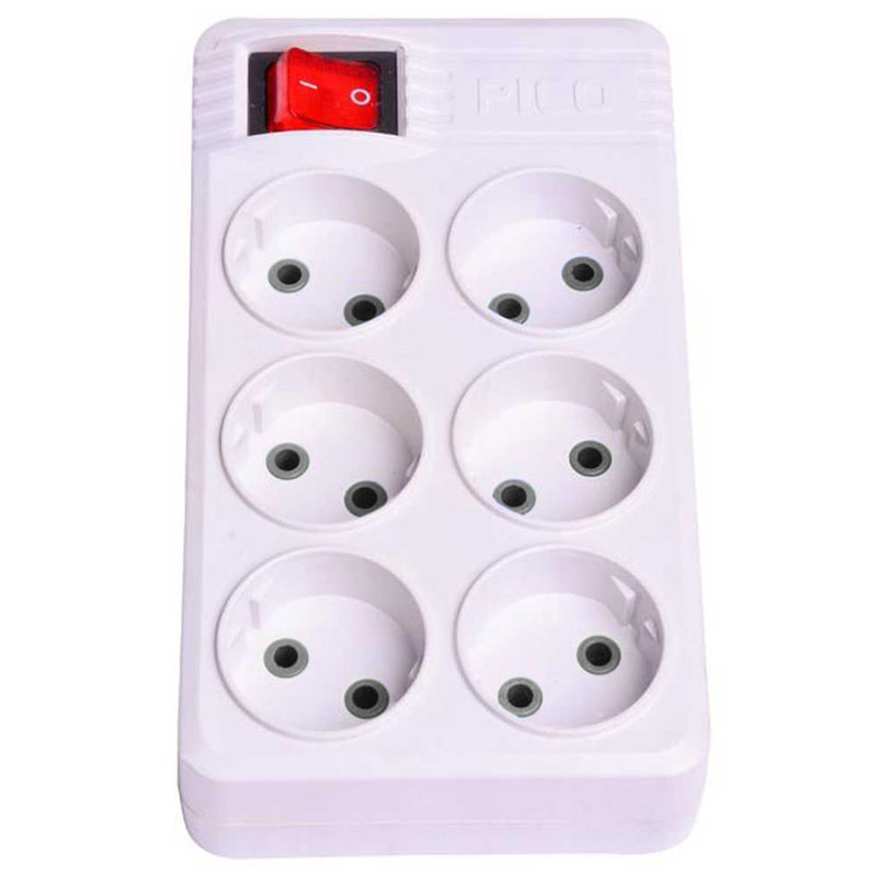 چند راهی 6 خانه برق پیکو الکتریک با کابل 1٫5 متری 