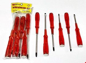 ست پیچ گوشتی ضربه خور 6 عددی ضخیم درجه یک SOUKW 