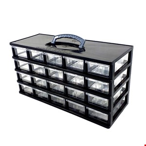 جعبه ابزار قطعات الکترونیکی - 20 کشو